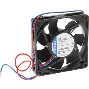 ebm-papst 軸流ファン 電源電圧：12 V dc， DC， 70 x 70 x 15mm， 712F EBM PAPST
