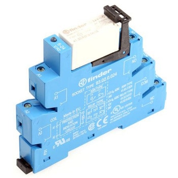 Finder インターフェイスリレー 24V ac/dc 38 Series 250 → 400V FINDER