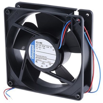 ebm-papst 軸流ファン 電源電圧：24 V dc， DC， 127 x 127 x 38mm， 5214NM EBM PAPST