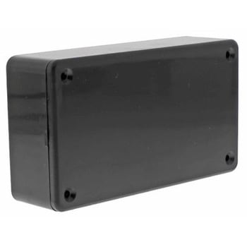 Hammond， 難燃性ABS， 高さ：31 mm， 奥行き：112 mm 1591BBK - HAMMOND