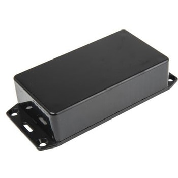 Hammond， 難燃性ABS， 高さ：27 mm， 奥行き：112 mm 1591BFLBK HAMMOND