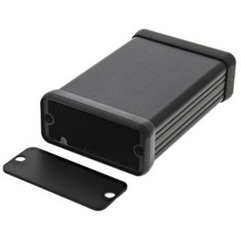Hammond， アルミニウム， 高さ：23 mm， 奥行き：80 mm 1455C801BK - HAMMOND