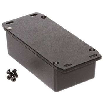 Hammond， アルミニウム， 高さ：39.8 mm， 奥行き：121.2 mm 1590N1FLBK HAMMOND