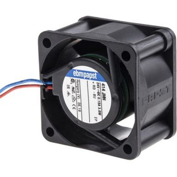 ebm-papst 軸流ファン 電源電圧：24 V dc， DC， 40 x 40 x 25mm， 414JHH EBM PAPST