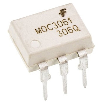 onsemi フォトカプラ， スルーホール実装 チャンネル数：1， トライアック出力， MOC3061M onsemi