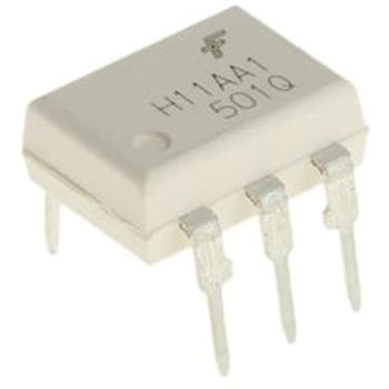 onsemi フォトカプラ， スルーホール実装 チャンネル数：1， トランジスタ出力， H11AA1M onsemi