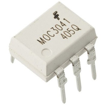 onsemi フォトカプラ， スルーホール実装 チャンネル数：1， トライアック出力， MOC3041M - onsemi