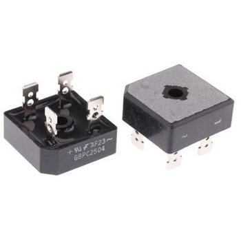 onsemi 整流用 ブリッジダイオード 単相 35A， 200V， 29 x 29 x 11.23mm， GBPC3502 onsemi