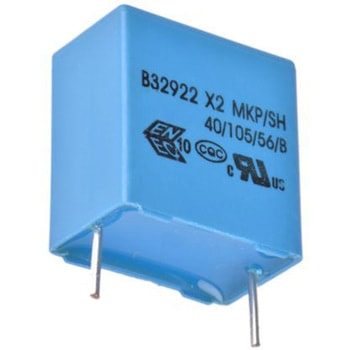 EPCOS フィルムコンデンサ，305 V ac， 630 V dc，680nF，±20% EPCOS