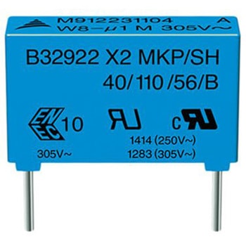 EPCOS フィルムコンデンサ，305 V ac， 630 V dc，470nF，±20% EPCOS