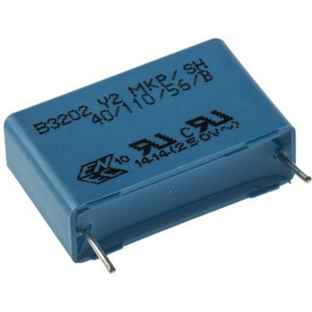 EPCOS フィルムコンデンサ，300V ac，100nF，±20% EPCOS