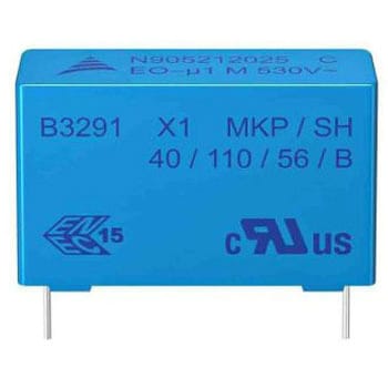EPCOS フィルムコンデンサ，330V ac，22nF，±20% EPCOS