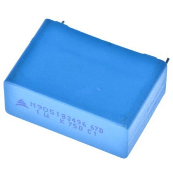 EPCOS ポリプロピレンフィルムコンデンサ，750 V dc， 900 V dc，1μF，±10% EPCOS