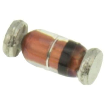 onsemi 整流ダイオード， 300mA， 100V 表面実装， 2-Pin SOD-80 シリコンジャンクション 1V onsemi