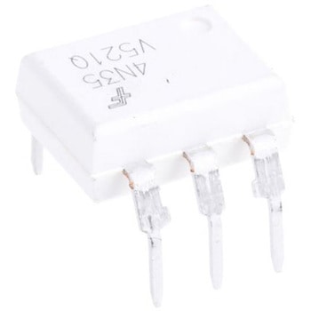onsemi フォトカプラ， スルーホール実装 チャンネル数：1， トランジスタ出力， 4N35TVM onsemi