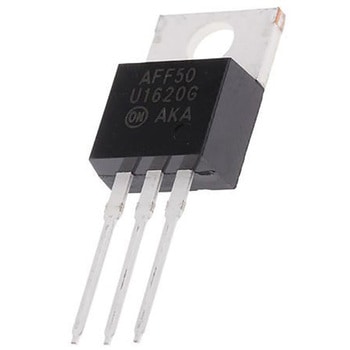 onsemi 整流ダイオード， コモンカソード， 16A， 200V スルーホール， 3-Pin TO-220AB シリコンジャンクション 975mV - onsemi