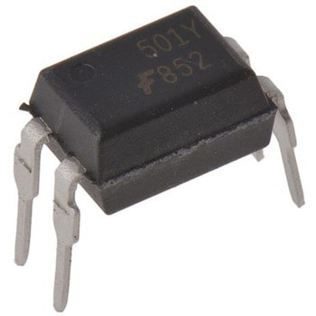 onsemi フォトカプラ， スルーホール実装 チャンネル数：1， ダーリントン出力， FOD852 onsemi