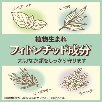 クローゼットにおくだけ防虫力 アース製薬