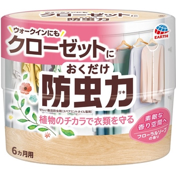クローゼットにおくだけ防虫力 アース製薬