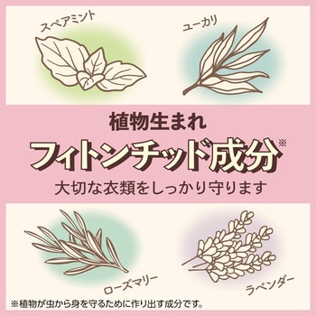 クローゼットにおくだけ防虫力 アース製薬