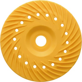 ブルーセラックオフセットタイプ用パット180mm 黄色 ニューレジストン