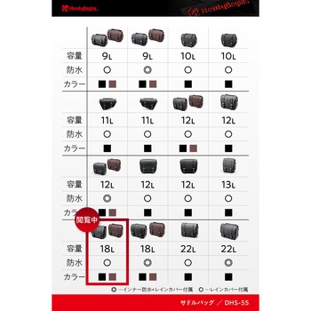 サドルバッグ(合皮+1680Dポリエステル) HenlyBegins