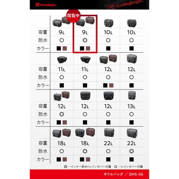 WPサドルバッグ(合皮+1680Dポリエステル) HenlyBegins