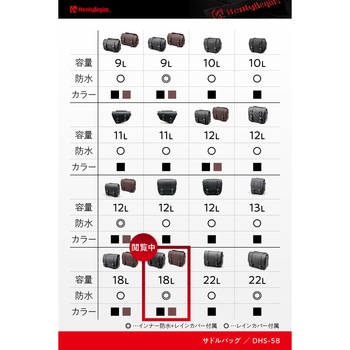 WPサドルバッグ(合皮+1680Dポリエステル) HenlyBegins