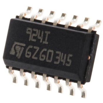 STMicroelectronics オペアンプ， 表面実装， 4回路， 単一電源， TS924ID STMicro