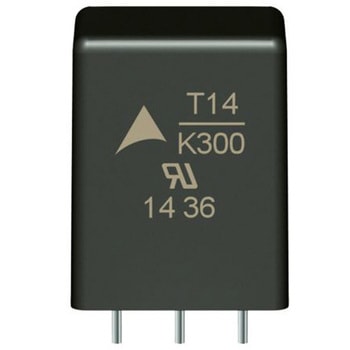 EPCOS 酸化金属バリスタ バリスタ電圧:470V 最大直流定格電圧:385V， 400pF， B72214T2301K105 EPCOS