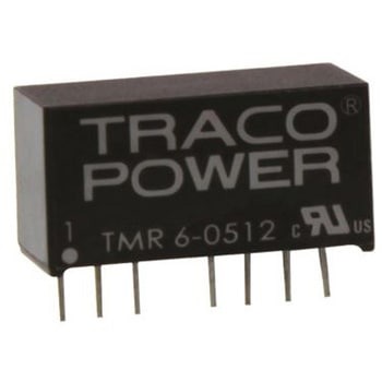 TRACOPOWER DC-DCコンバータ Vout：12V dc 4.5 → 9 V dc， 6W， TMR 6-0512 TRACO POWER