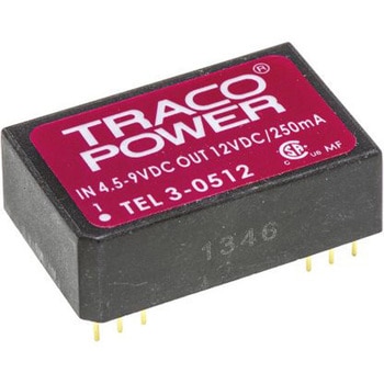 TEL 3-0512 TRACOPOWER DC-DCRo[^ VoutF12V dc 4.5  9 V dcC 3WC TEL 3-0512 TRACO POWER 81531085