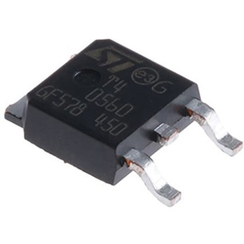 STマイクロ，  トライアック， 600V， 4A， 3-Pin DPAK (TO-252) STMicro