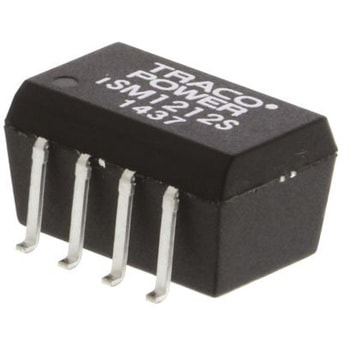 TRACOPOWER DC-DCコンバータ Vout：12V dc 10.8 → 13.2 V dc， 1W， TSM 1212S TRACO POWER