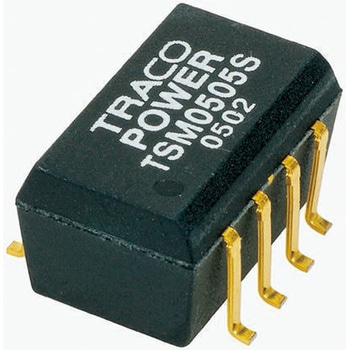 TRACOPOWER DC-DCコンバータ Vout：12V dc 4.5 → 5.5 V dc， 1W， TSM 0512S TRACO POWER