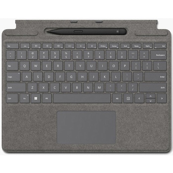 【2024年3月発売】Surface Pro スリム ペン 付き キーボード (プラチナ) マイクロソフト