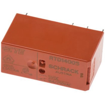TE Connectivity パワーリレー 5V dc， 1c接点 基板実装タイプ TE CONNECTIVITY