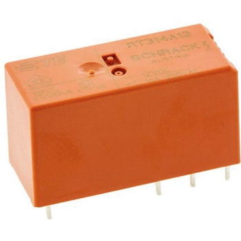 TE Connectivity パワーリレー 12V dc， 1c接点 基板実装タイプ TE CONNECTIVITY