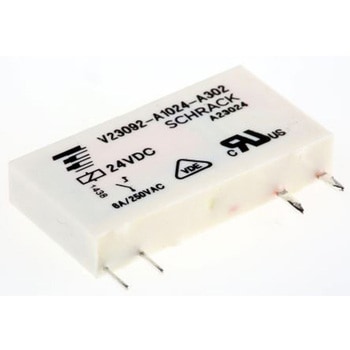 TE Connectivity パワーリレー 24V dc SPST 基板実装タイプ TE CONNECTIVITY