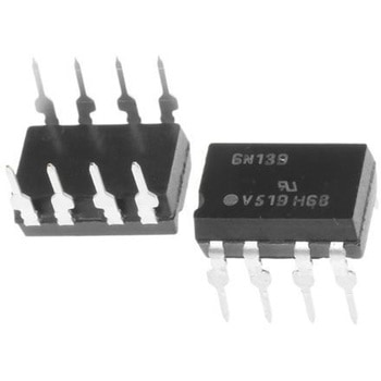 Vishay フォトカプラ， スルーホール実装 チャンネル数：1， ダーリントン出力， 6N139 VISHAY