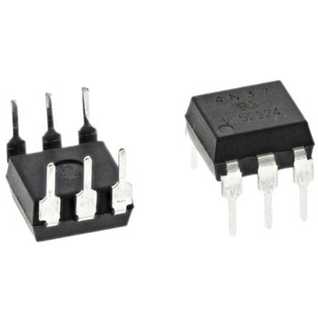 Vishay フォトカプラ， スルーホール実装 チャンネル数：1， トランジスタ出力， 4N37 VISHAY