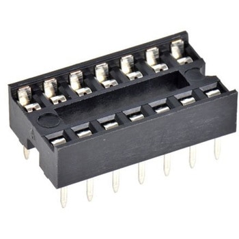 TE Connectivity DILソケット 2.54mm ピッチ 14 ピン TE CONNECTIVITY