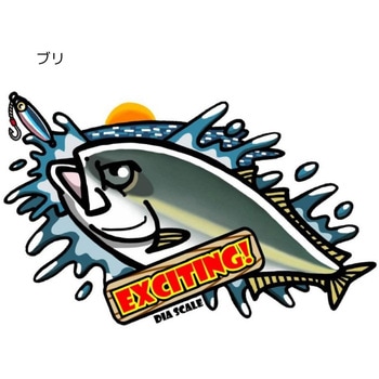 ダイヤスケールフィッシングステッカー DIA SCALE(ダイヤスケール)