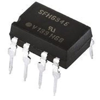 Vishay フォトカプラ， スルーホール実装 チャンネル数：1， トランジスタ出力， SFH6345 VISHAY