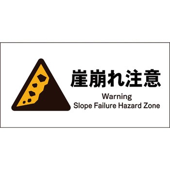 JIS警告標識 ヨコ グリーンクロス