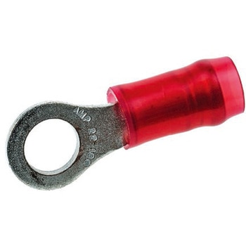 TE Connectivity リングターミナル， 内径：3.68mm， スタッド径：M4， 赤 171508-1 TE CONNECTIVITY