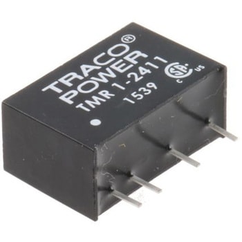 TRACOPOWER DC-DCコンバータ Vout：5V dc 18 → 36 V dc， 1W， TMR 1-2411 TRACO POWER