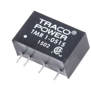 TRACOPOWER DC-DCコンバータ Vout：24V dc 4.5 → 9 V dc， 1W， TMR 1-0515 TRACO POWER