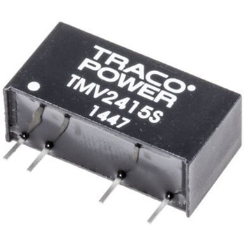 TRACOPOWER DC-DCコンバータ Vout：15V dc 21.6 → 26.4 V dc， 1W， TMV 2415S TRACO POWER