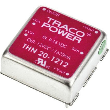 TRACOPOWER DC-DCコンバータ Vout：12V dc 9 → 18 V dc， 20W， THN 20-1212 TRACO POWER